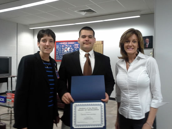 CedarStone Bank honors Student of the Month Daniel Hernandez
